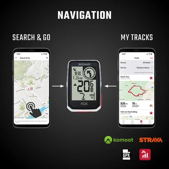 Ciclocomputer Sigma ROX 2.0 + Supporto Bianco - immagine 4