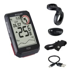 Ciclocomputer Sigma ROX 4.0 + HR Set Nero