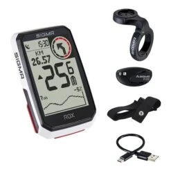 Ciclocomputer Sigma ROX 4.0 + HR Set Bianco
