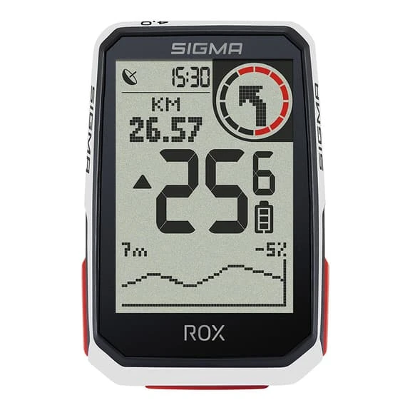 Ciclocomputer Sigma ROX 4.0 + HR Set Bianco - immagine 2