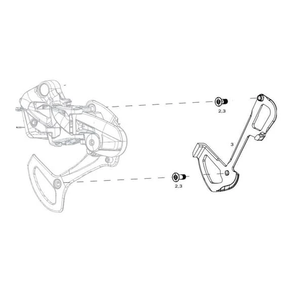 Ricambio Cassa Interna SRAM X01 Eagle AXS.