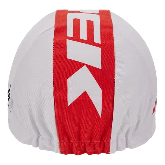 Santini Cappellino Trek-Segafredo 2023 Bianco Rosso - immagine 3