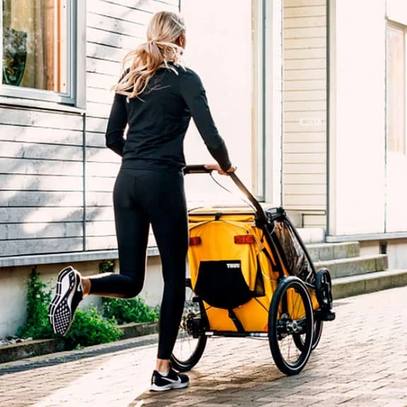 Rimorchio Thule Chariot Sport 1 Giallo - immagine 3