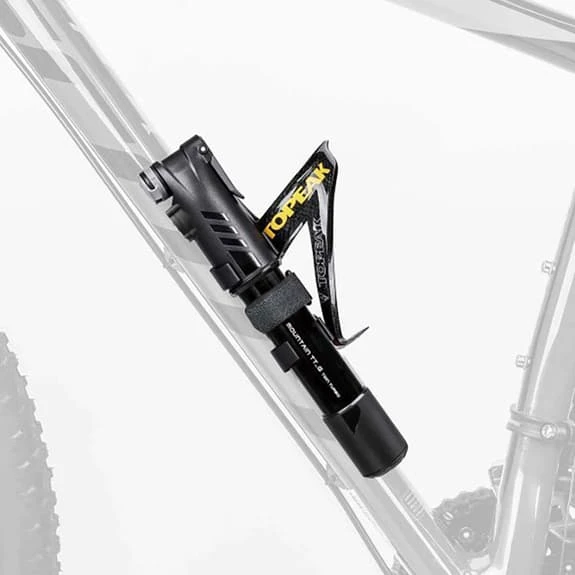 Pompa A Mano Con Manometro Topeak Mountain TT_G Nero Grigio - immagine 3