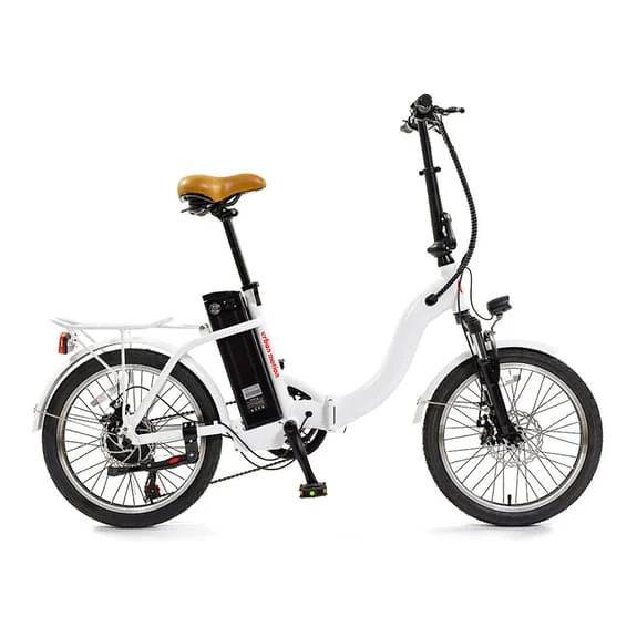 Bicicletta Elettrica Pieghevole Urban Motion 20" 36V 10AH Bianco