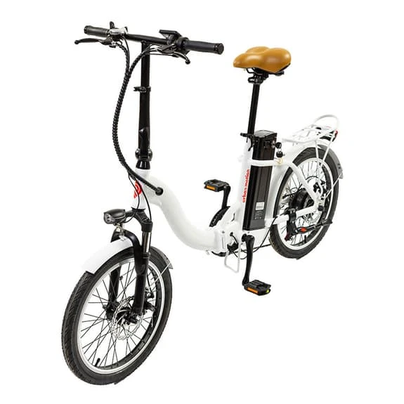 Bicicletta Elettrica Pieghevole Urban Motion 20" 36V 10AH Bianco - immagine 3