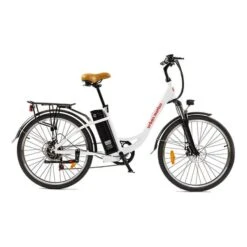 Bicicletta Elettrica Urban Motion Touring AL 26" 36V 10AH Bianco