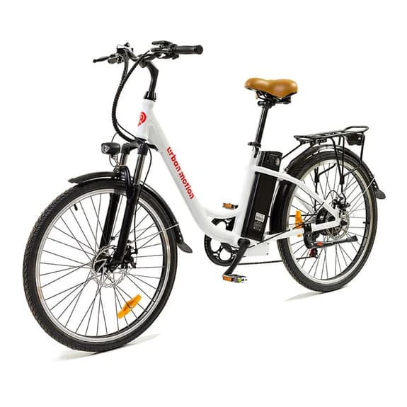 Bicicletta Elettrica Urban Motion Touring AL 26" 36V 10AH Bianco - immagine 2