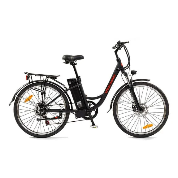 Bicicletta Elettrica Urban Motion Touring AL 26" 36V 10AH Nero