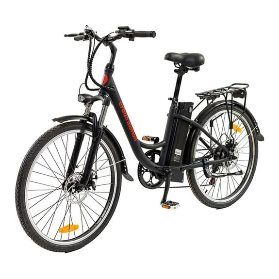 Bicicletta Elettrica Urban Motion Touring AL 26" 36V 10AH Nero - immagine 2
