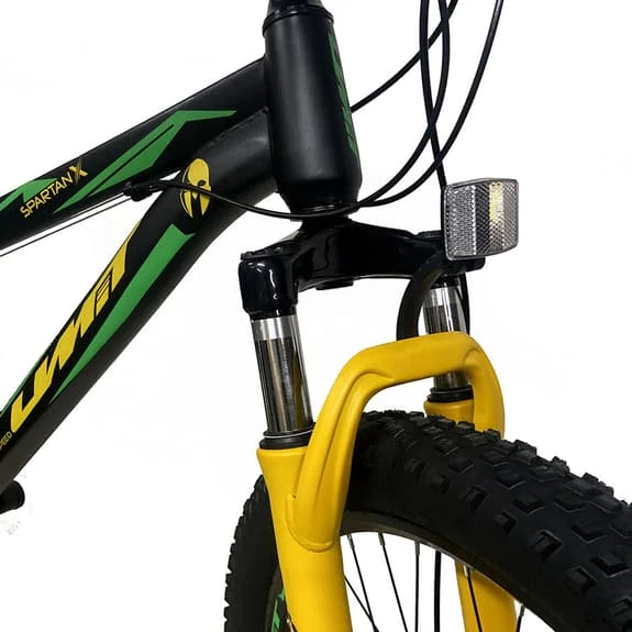 Bicicletta Per Bambini Umit Spartan 24" Nero Verde - immagine 6