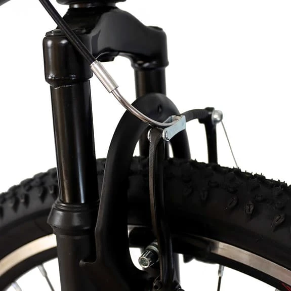 Bicicletta MTB Umit 4 Motion 26" Nero Rosso - immagine 3