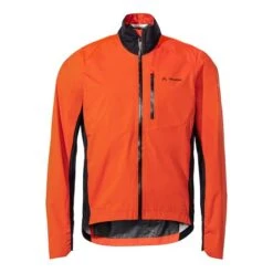 Giacca Sottile Impermeabile Vaude Kuro Rosso Brillante