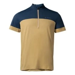 Maglia Vaude Escape Manica Corta Beige Blu Marino