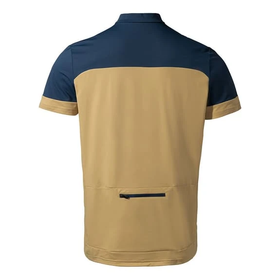 Maglia Vaude Escape Manica Corta Beige Blu Marino - immagine 2