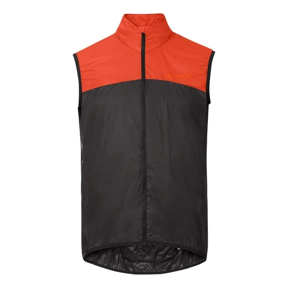 Gilet A Vento Vaude Matera Air Rosso Brillante Nero