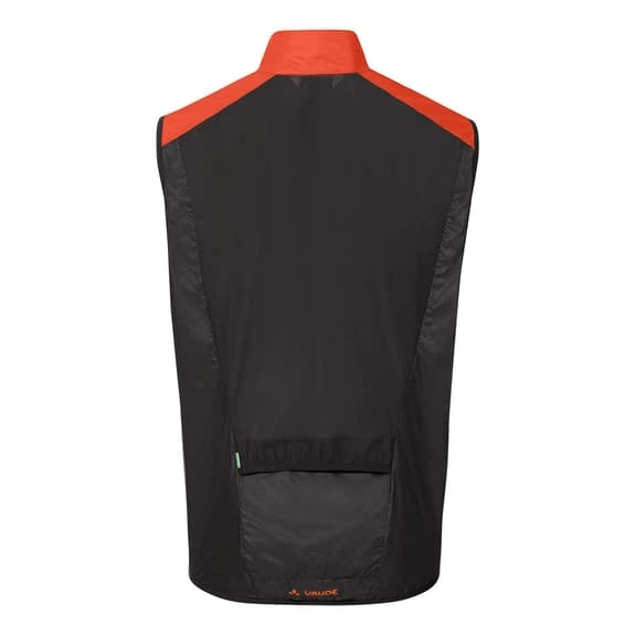 Gilet A Vento Vaude Matera Air Rosso Brillante Nero - immagine 2